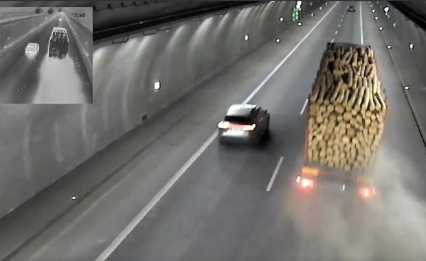 Uszkodzenia w tunelu na zakopiance. Jest ograniczenie prędkości