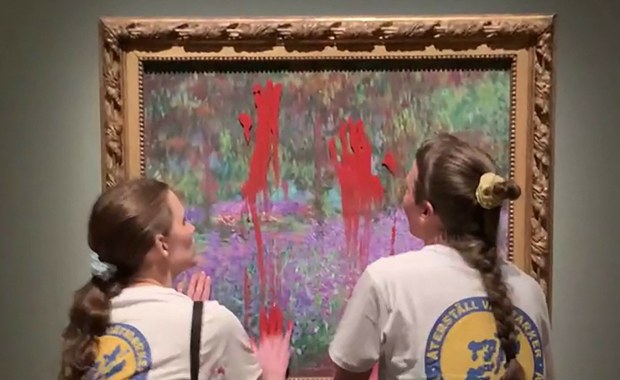 Uszkodzili obraz Claude'a Moneta. Aktywiści usłyszeli wyrok