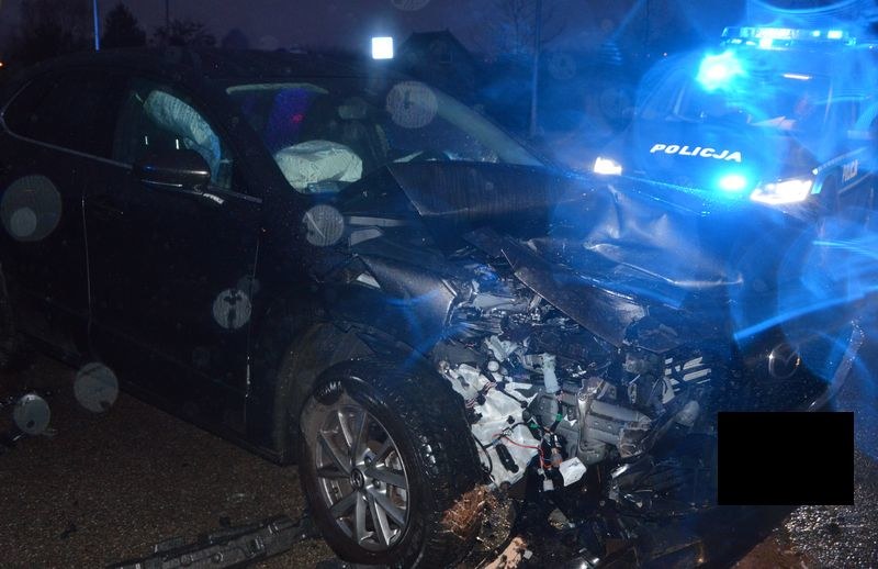 Uszkodzona Mazda /Policja