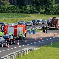 Uszkodzona nawierzchnia na A1 pod Gdańskiem 