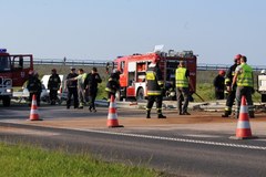 Uszkodzona nawierzchnia na A1 pod Gdańskiem 
