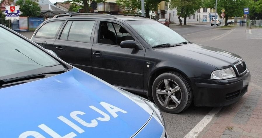 Uszkodzona skoda /Informacja prasowa