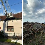 Uszkodzone budynki, zerwane linie energetyczne. Nawałnica przeszła przez Balcarzowice