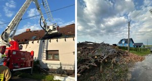 Uszkodzone budynki, zerwane linie energetyczne. Nawałnica przeszła przez Balcarzowice