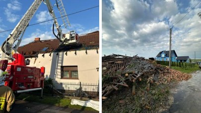 Uszkodzone budynki, zerwane linie energetyczne. Nawałnica przeszła przez Balcarzowice