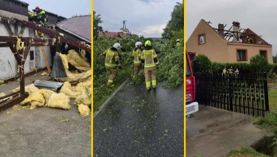 Uszkodzone dachy, zalane domy. Superkomórki burzowe nad Polską