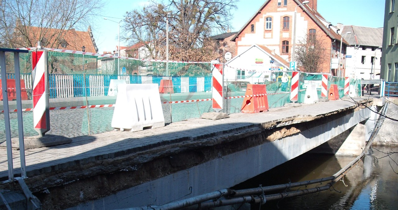 Uszkodzony most w Brodnicy zostanie wyremontowany