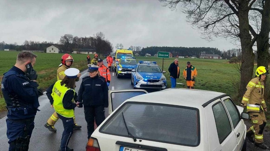 Utrudnienia mają potrwać ok. godziny /KP PSP Łask /Państwowa Straż Pożarna