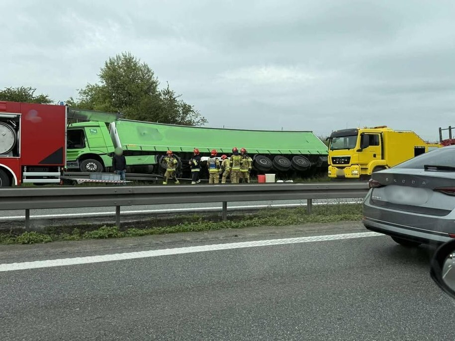 Utrudnienia na A4 /Zdjęcie nadesłane przez słuchacza /RMF FM