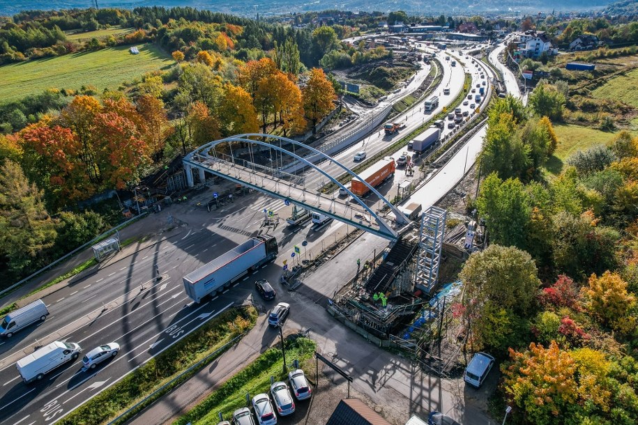 Utrudnienia na zakopiance od 17 do 20 listopada 2025 /GDDKiA Kraków /Materiały prasowe