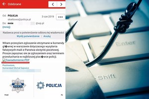 Uwaga na fałszywe maile od policjantów