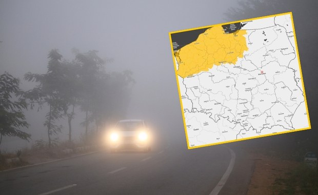 Uwaga na gęstą mgłę! Ostrzeżenia IMGW dla sześciu województw