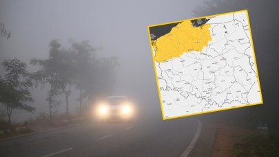 Uwaga na gęstą mgłę! Ostrzeżenia IMGW dla sześciu województw