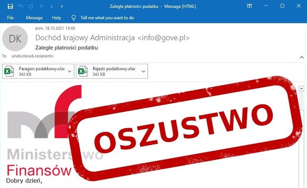 Uwaga! Nowy sposób oszustów na wyłudzanie danych