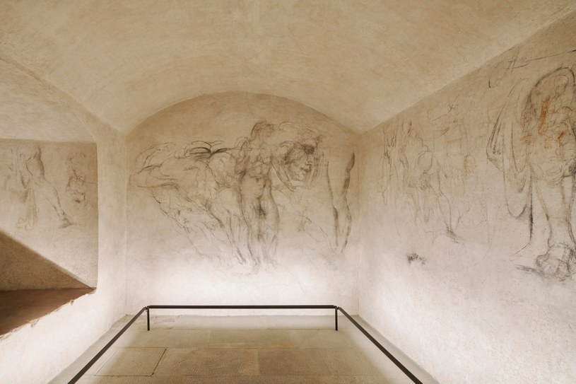 Uważa się, że w wąskiej przestrzeni pod Nową Zakrystią artysta schronił się w 1530 roku /Ufficio Stampa Musei Del Bargell / Zuma Press / Forum /Agencja FORUM