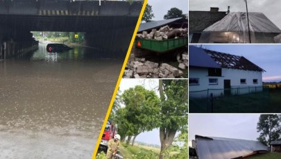 Uważajcie! Potężne ulewy przechodzą przez Polskę [ZAPIS RELACJI]