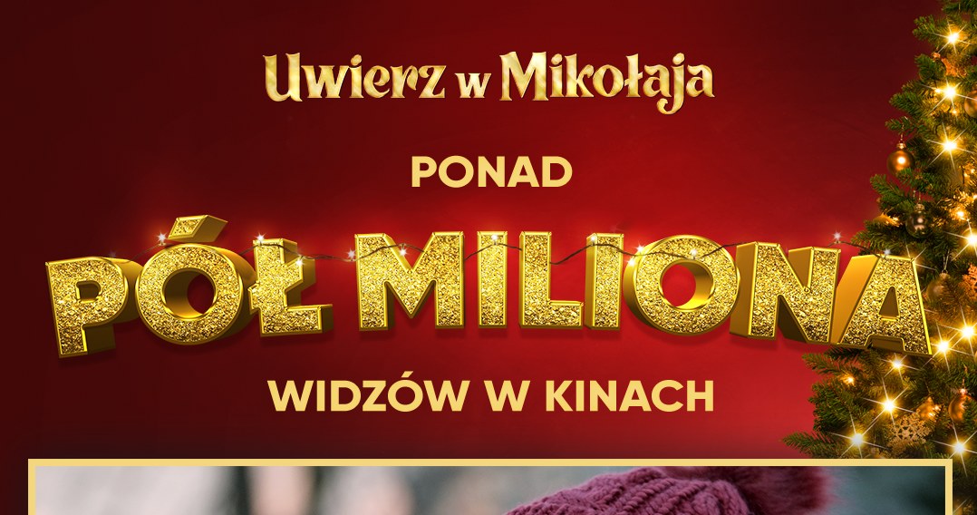 "Uwierz w Mikołaja" obejrzało już ponad pół miliona widzów /materiały prasowe