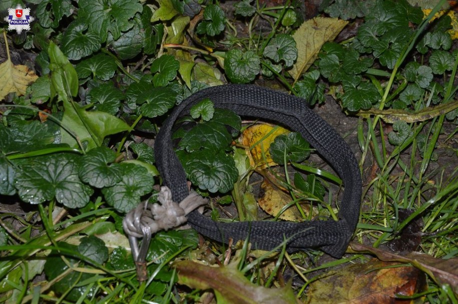 Uwięzi, na których były trzymane psy /Policja