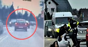 "Uzbierał" 65 punktów karnych w kilka minut. Nagranie spod Wrocławia szokuje