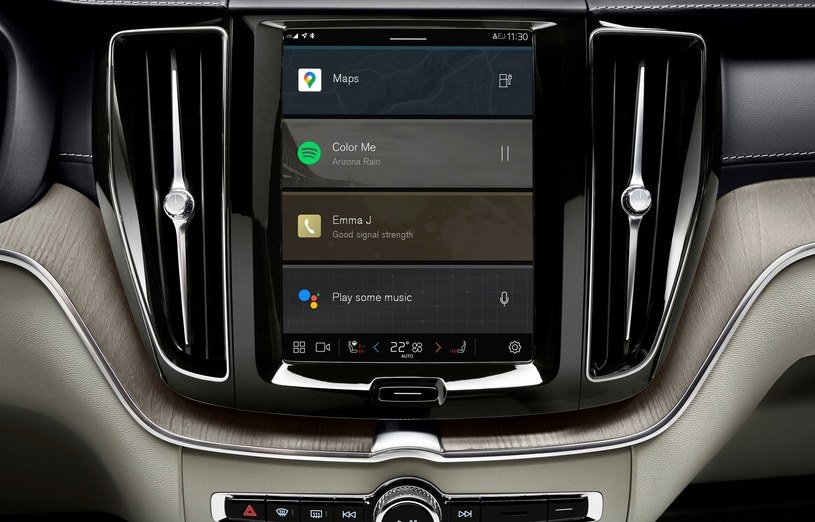 Użytkownicy Volvo XC60 doceniają oparty na Androidzie system multimediów.