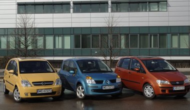 Używane: Fiat Idea, Opel Meriva, Renault Modus