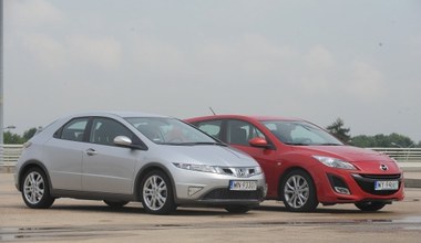 Używane Honda Civic VIII i Mazda 3 II