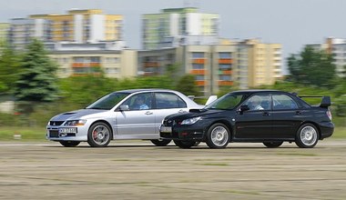 Używane: Mitsubishi Lancer Evo IX, Subaru Impreza STI