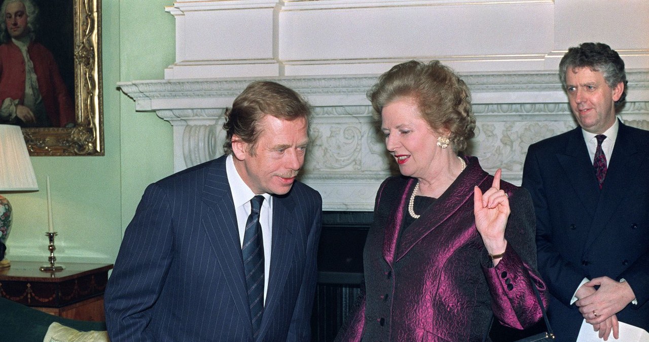 Vaclav Havel i Margaret Thatcher /AFP