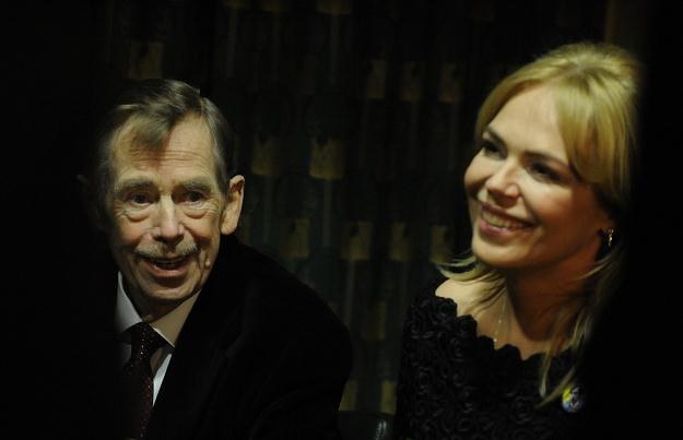 Vaclav Havel z żoną /AFP