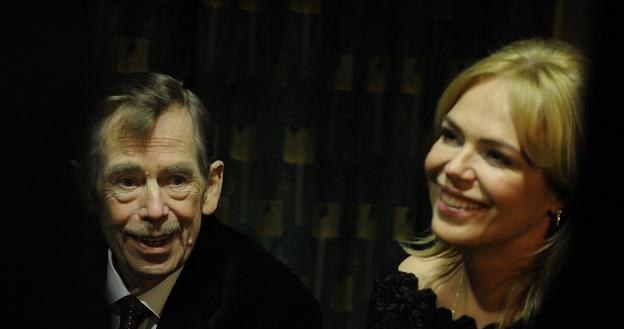 Vaclav Havel z żoną /AFP