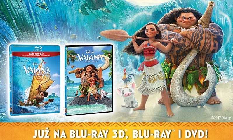 Vaiana: Skarb Oceanu już na Blu-Ray i DVD /materiały prasowe