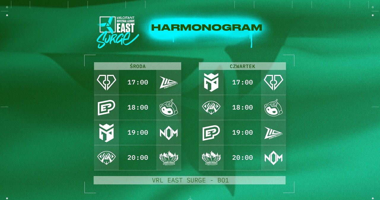 VALORANT Regional League East: Surge /materiały prasowe