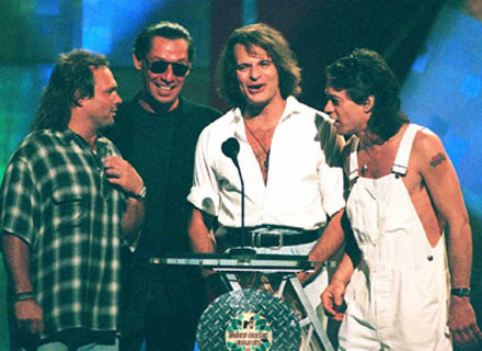 Van Halen w składzie z Davidem Lee Rothem (drugi z prawej) /arch. AFP