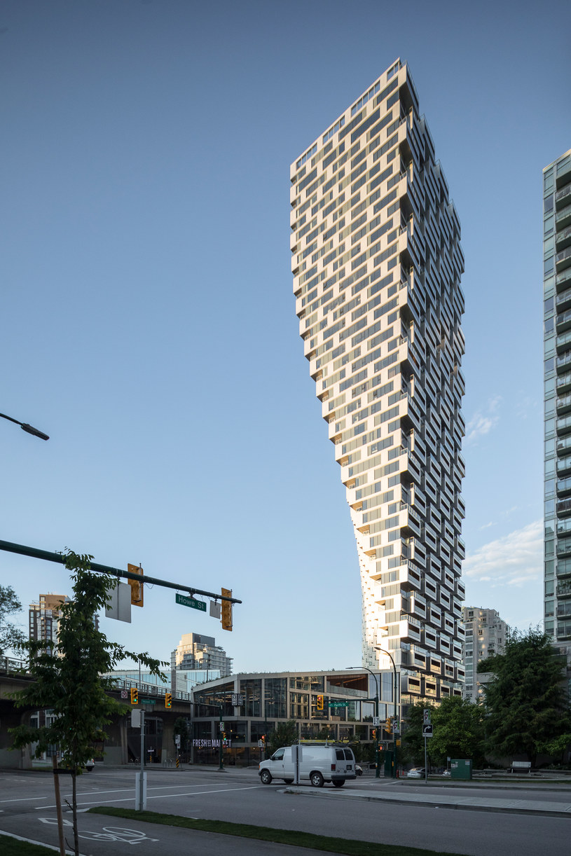 Vancouver House to jeden z najbardziej spektakularnych projektów w konkursie /materiały prasowe