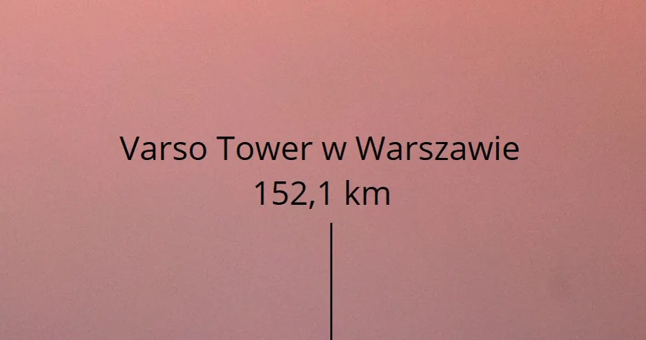 Varso Tower z gołoborza na Łysej Górze /Paweł Kłak/dalekiewidoki.pl /materiał zewnętrzny