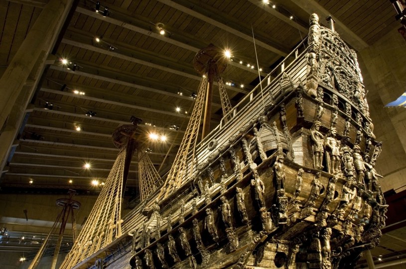 Vasa wyposażony był w sześćdziesiąt cztery działa, miał wpłynąć do Polski /123RF/PICSEL