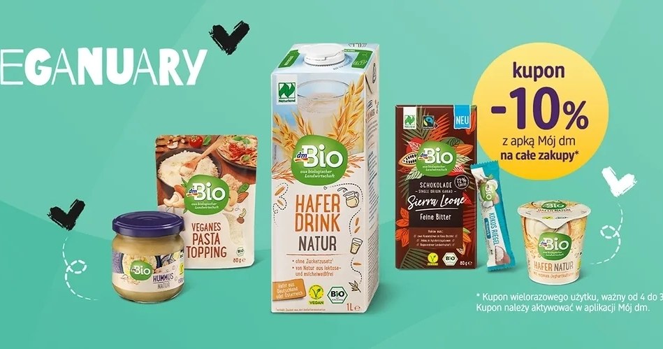 Veganuary w drogeriach dm /materiały prasowe/materiały zewnętrzne /INTERIA.PL