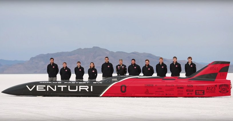 Venturi stworzyło elektryczny pojazd, który pobił rekord prędkości /YouTube