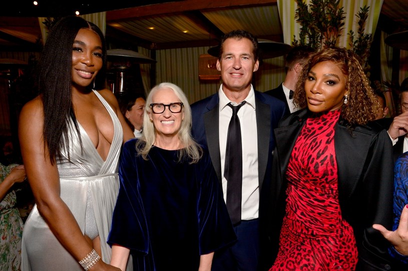 Venus Williams, Jane Campion, szef Netfliksa Scott Stuber oraz Serena Williams - Critics Choice Awards 2022 /Jerod Harris /Getty Images