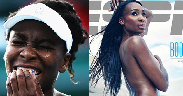 Venus Williams nago na okładce ESPN Magazine! /Hannah Johnston, mat. pras. /Getty Images