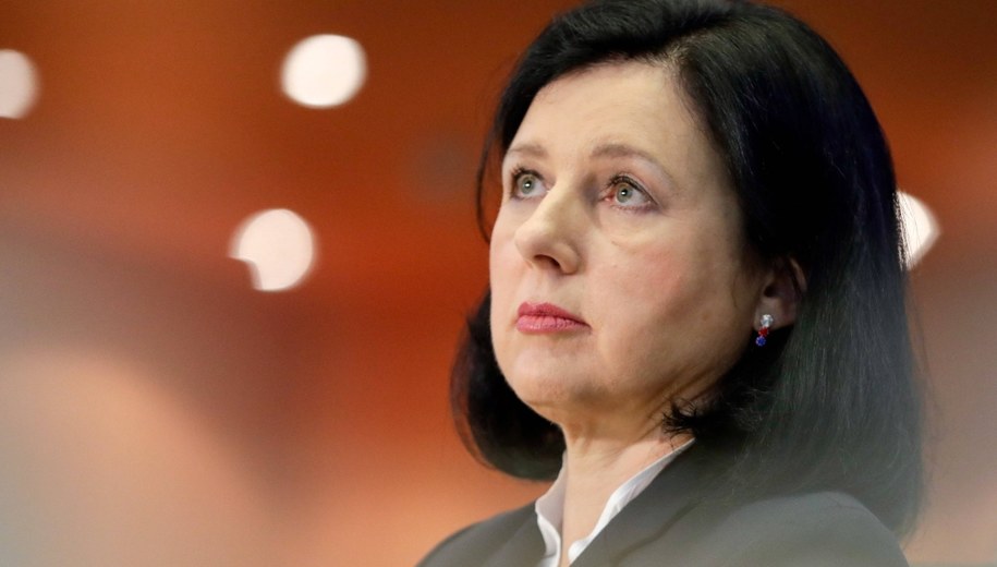 Vera Jourova /STEPHANIE LECOCQ  /PAP/EPA