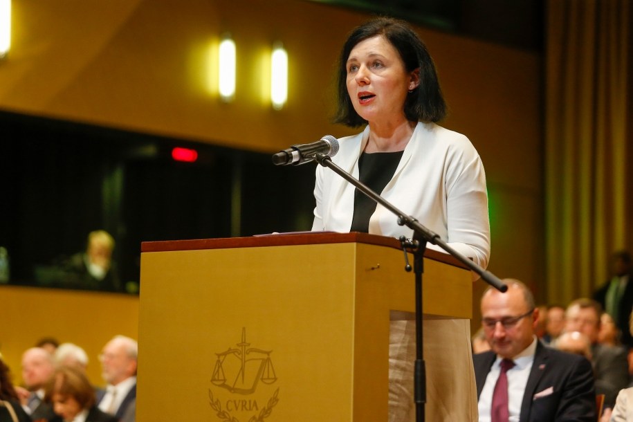 Vera Jourova /JULIEN WARNAND /PAP/EPA