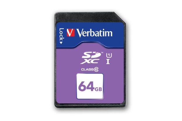 Verbatim SDXC 64GB class 10 /materiały prasowe