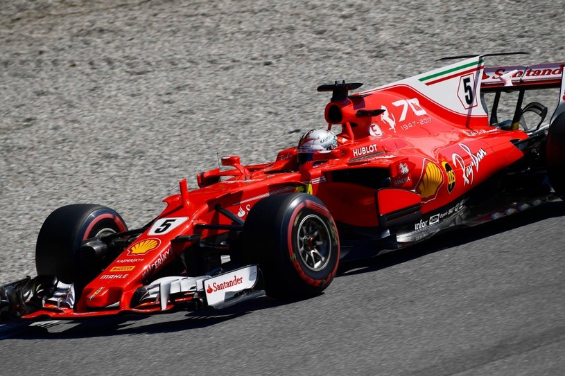 Vettel zajął we Włoszech 3. miejsce /AFP