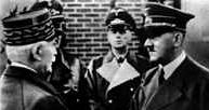 Vichy, Petain i Adolf Hitler w Montoire nad Loarą, 24 X 1940 /Encyklopedia Internautica