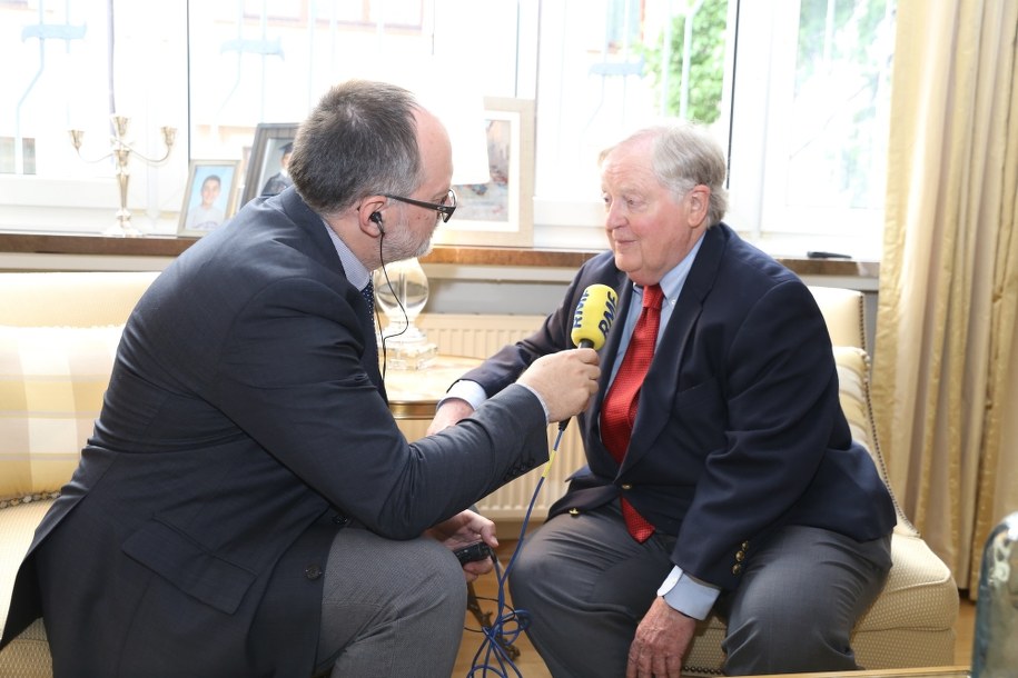 Victor Ashe w rozmowie z Grzegorzem Jasińskim /Janina Galas /