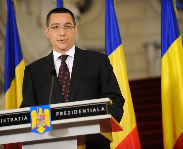 Victor Ponta, premier Rumunii /AFP