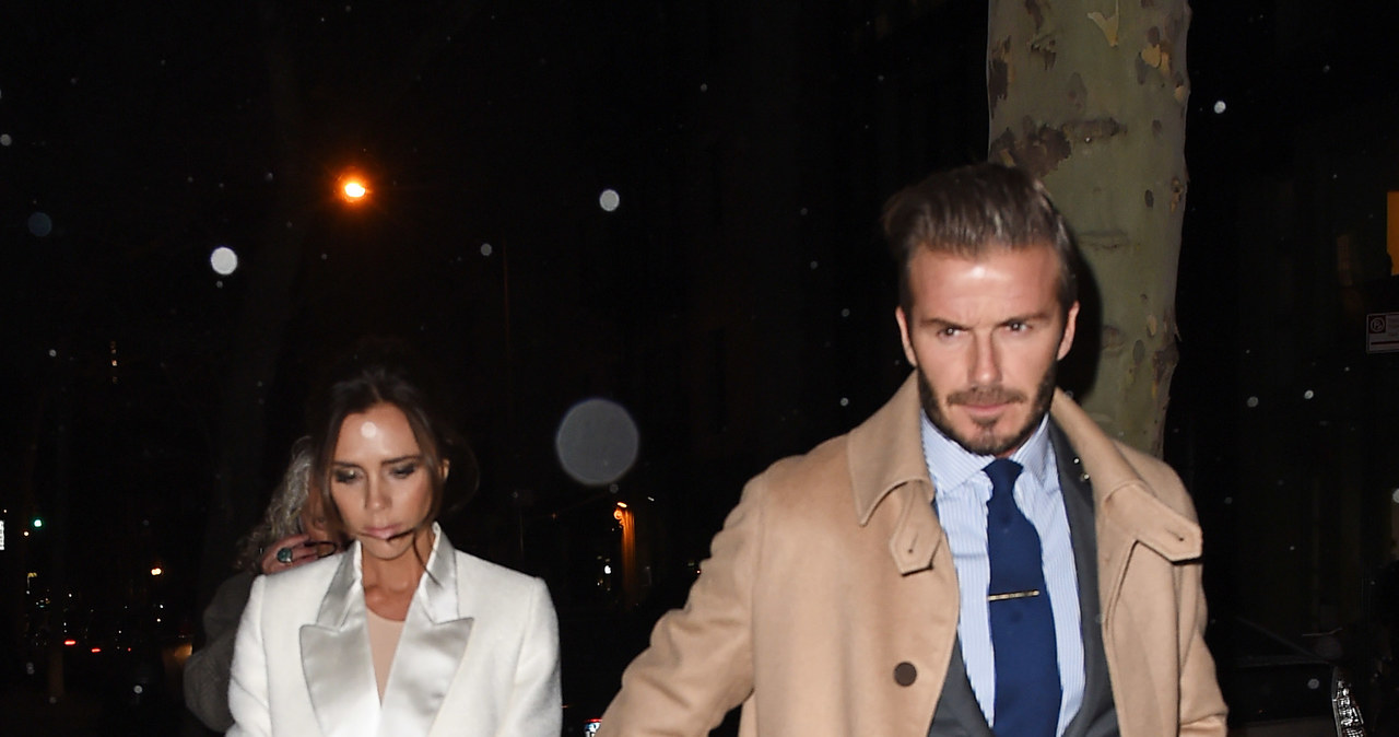 Victoria Beckham i David Beckham /Agencja FORUM