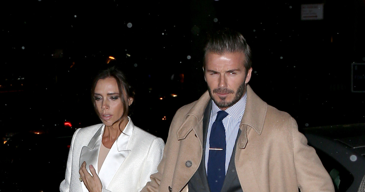 Victoria Beckham i David Beckham /Agencja FORUM