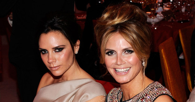 Victoria Beckham i Heidi Klum /Larry Busacca /Getty Images